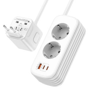 [재포장]수피 일체형 여행용 멀티탭 어댑터 USB C타입 고속충전기 PS... 실사용 후기 | 효과 있을까? - 상품 이미지 1
