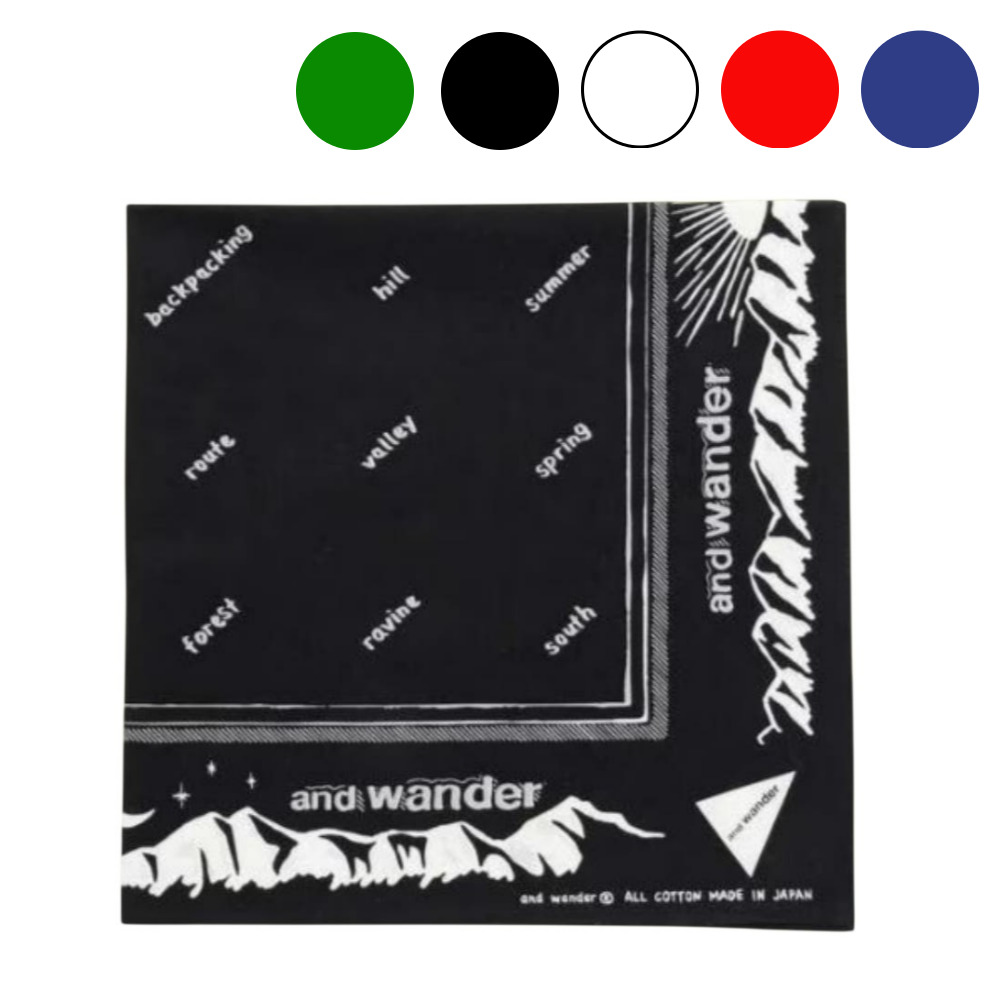 앤드원더 스카프 reflective words bandanna 5744987239 - 상품 이미지