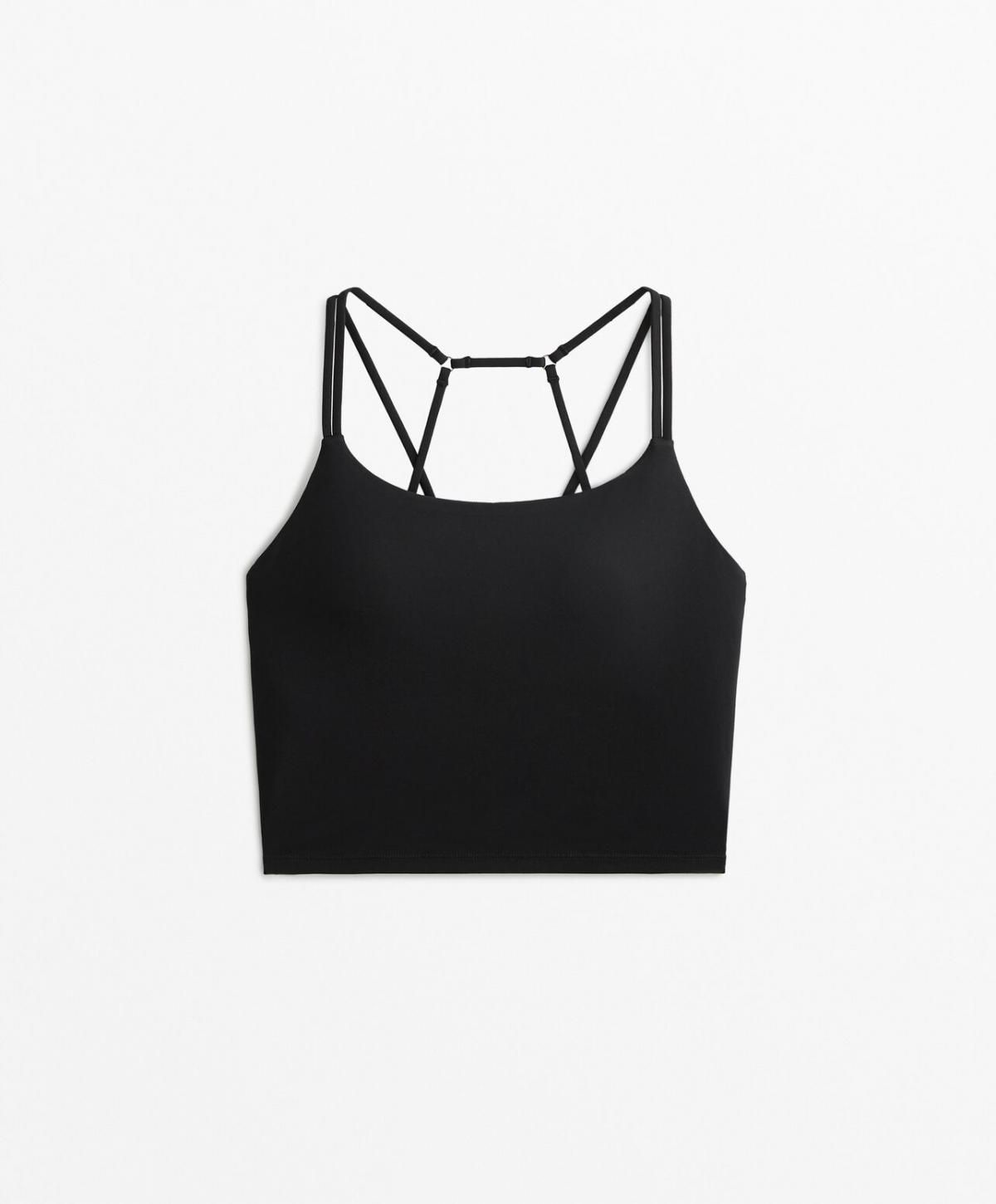 오이쇼 테크니컬 브라탑 COMFORTLUX 링 탱크탑 0162/904 BLACK - 상품 이미지