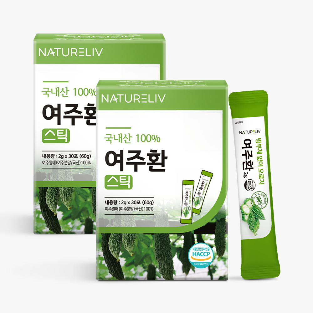 국내산 여주환 100프로 스틱 작은환 씨앗 뺀 여주 환 효능 30포, 1개 이미지 6
