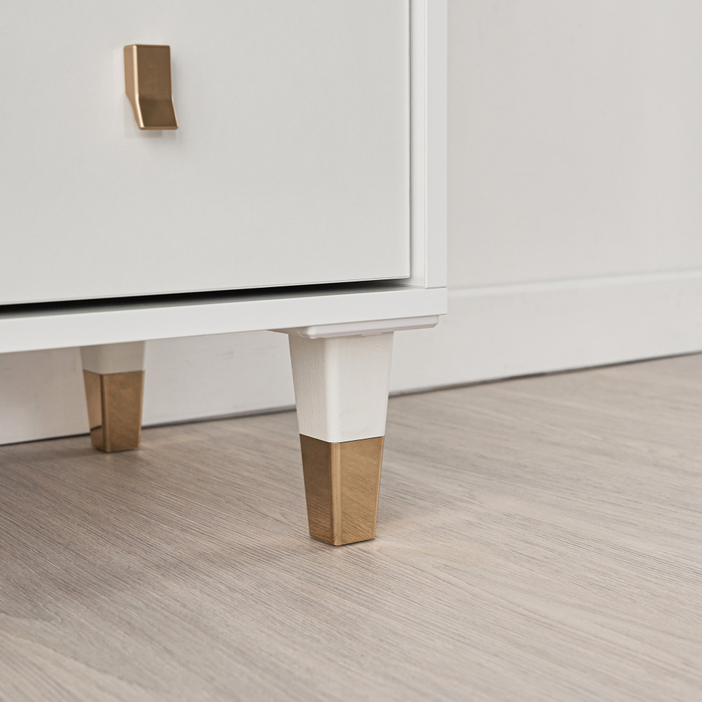 차차 인테리어 안방 드레스룸 옷 오픈 서랍장 800 세트 800x400x1357mm, 5단, 화이트 - 상세 이미지 3
