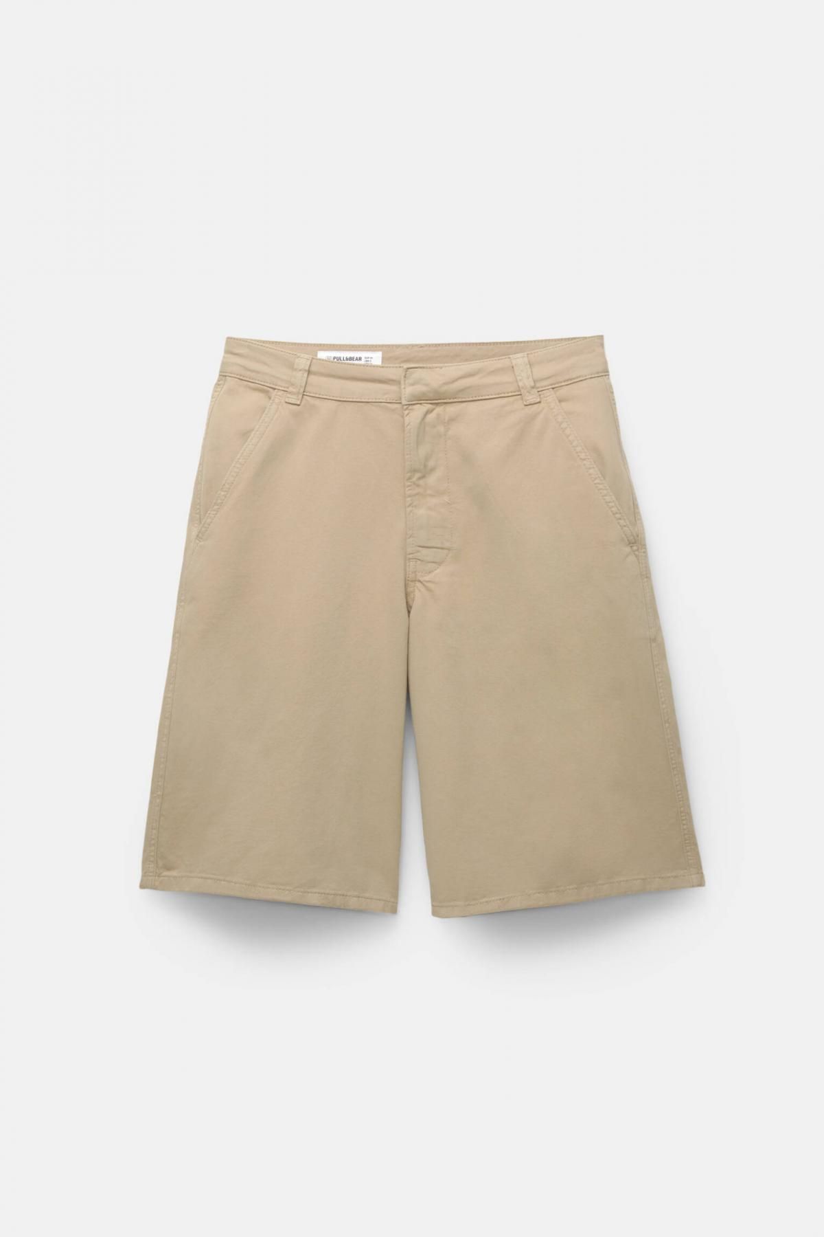 풀앤베어 베이직 치노 버뮤다 반바지 7696/323 OCHRE - 상품 이미지