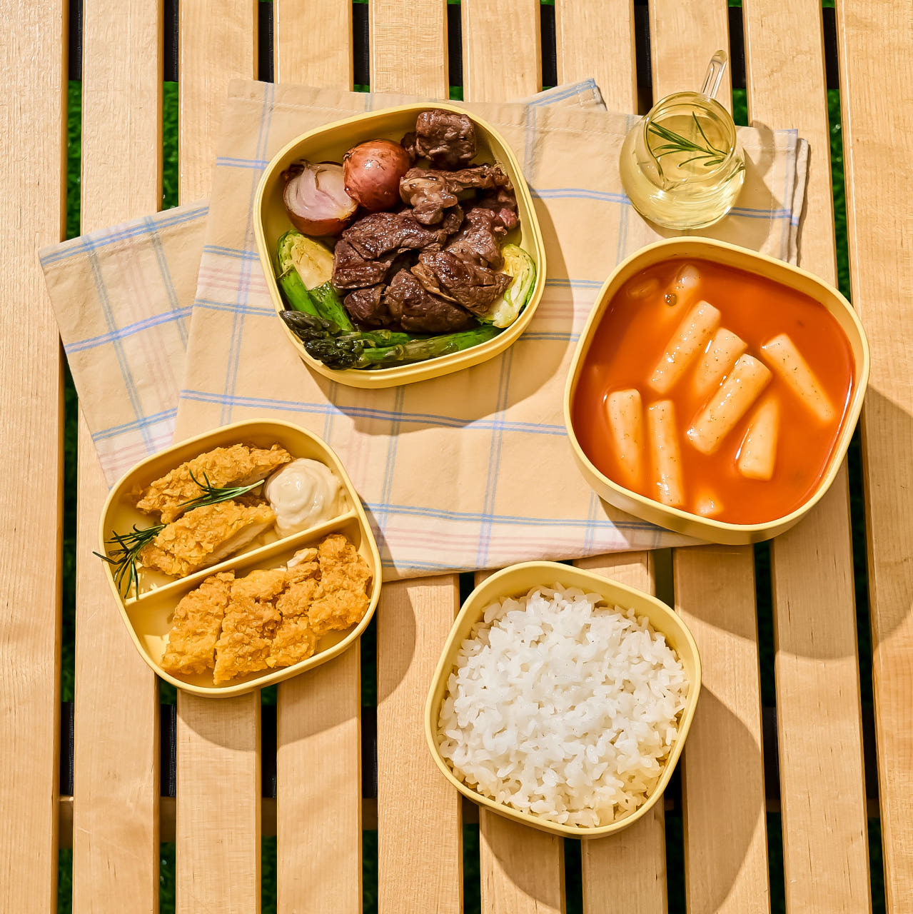 네스틱 어린이식기 세트 적층 보관 키즈 보울팩 밥그릇 국그릇