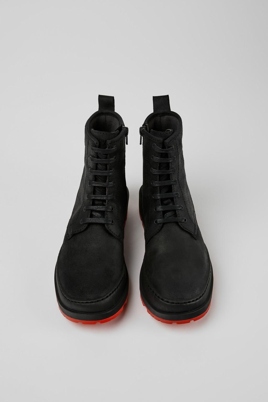 캠퍼 테크니컬 블랙 누벅 여성 앵클 부츠 Brutus Trek K400671-003 BLACK - 상세 이미지 4