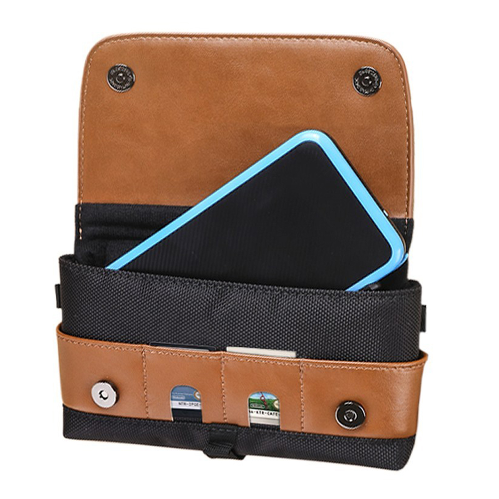 뉴 닌텐도 2DS XL 케이스 파우치 헌터스 가죽 파우치 - 상세 이미지 3
