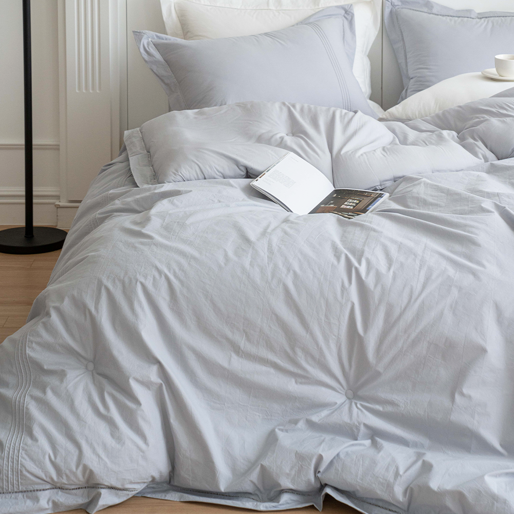 쿠에뜨 호텔침구 알러지케어 차렵이불 안감 모달 무지 세인트 SS 신혼이불