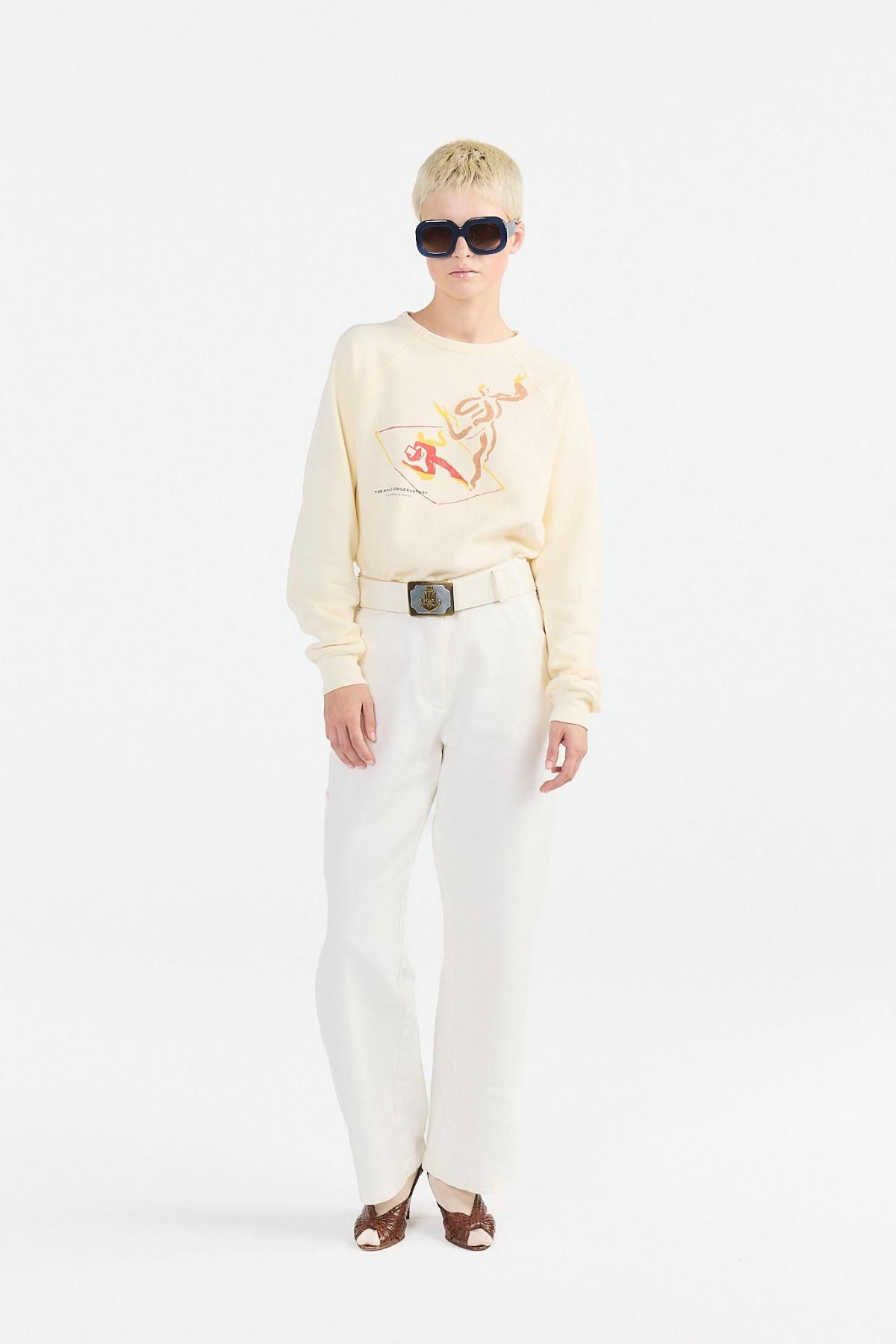타오 키즈 와이드 화이트 팬츠 White Elk Pants S25161-221_XX ONE COLOR - 상세 이미지 2
