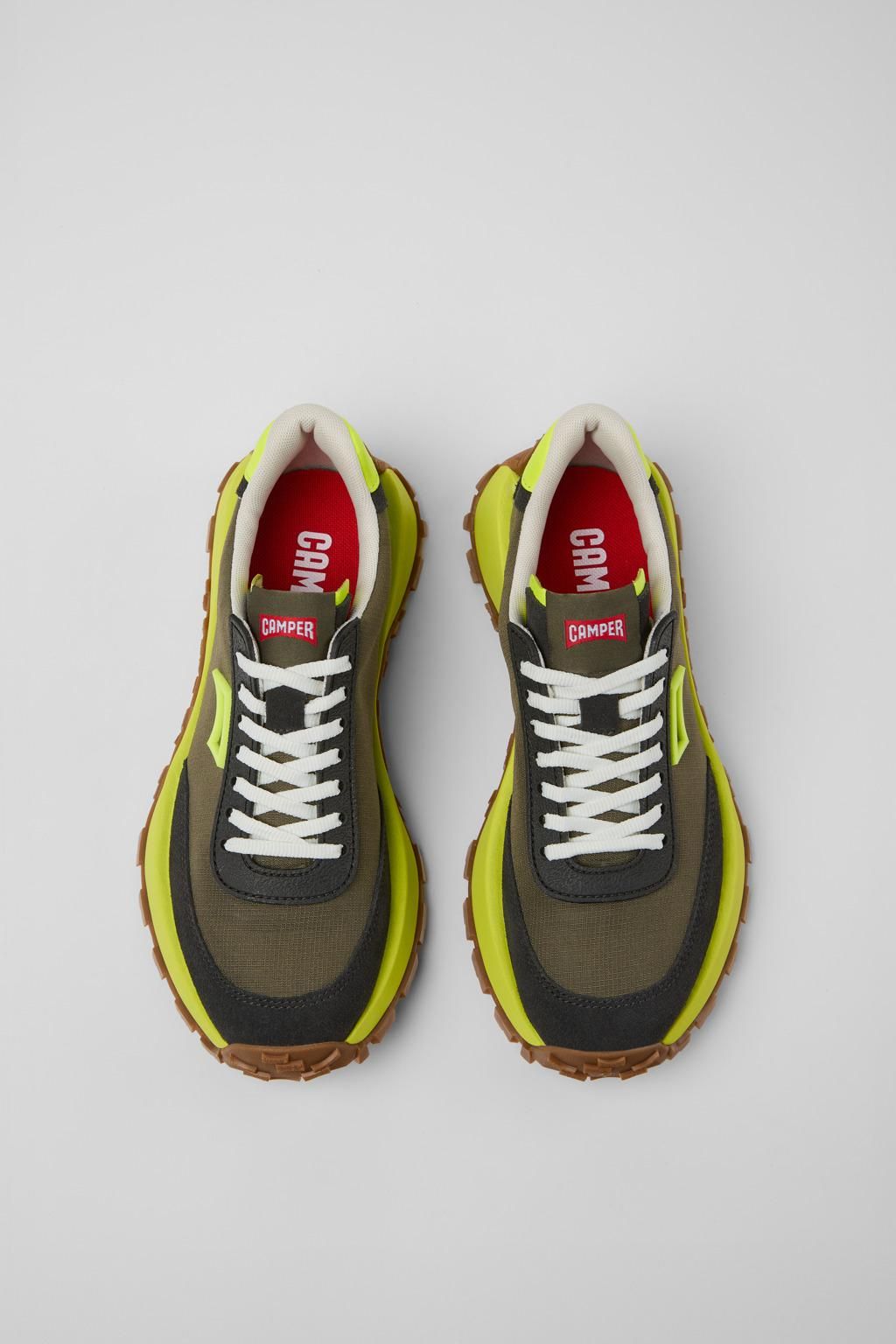 캠퍼 친환경 멀티컬러 VIBRAM 여성 스니커즈 K201462-037 GREEN - 상세 이미지 4