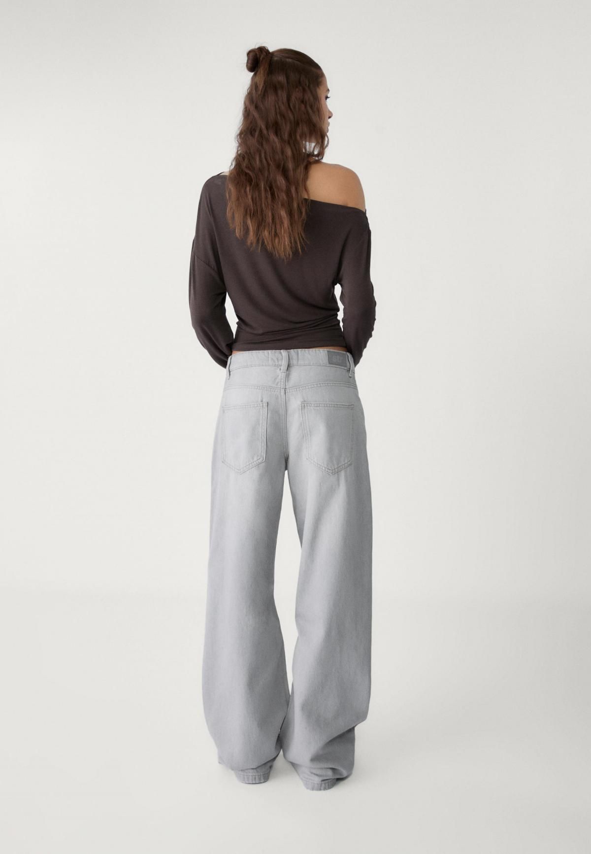 스트라디바리우스 모던 언발란스넥 긴팔 티셔츠 7091/150 BROWN - 상세 이미지 4