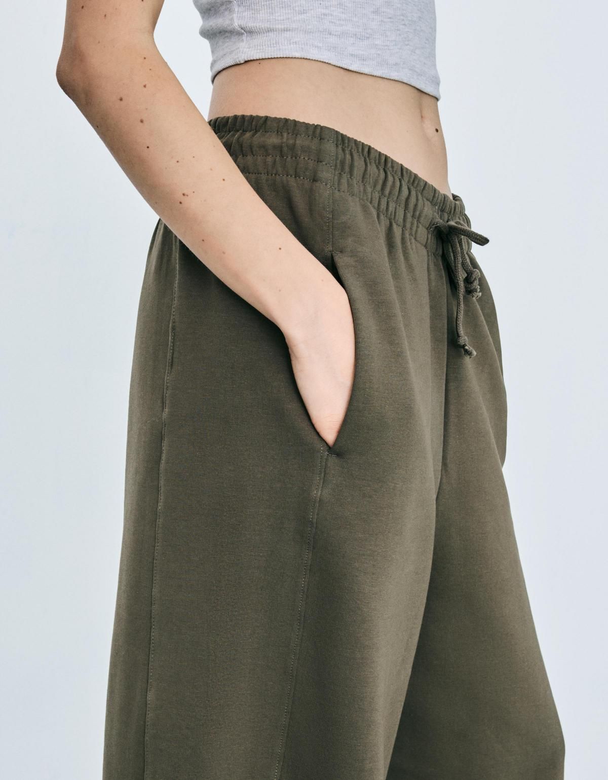 버쉬카 플러시 배럴 팬츠 0097/478 KHAKI - 상세 이미지 3