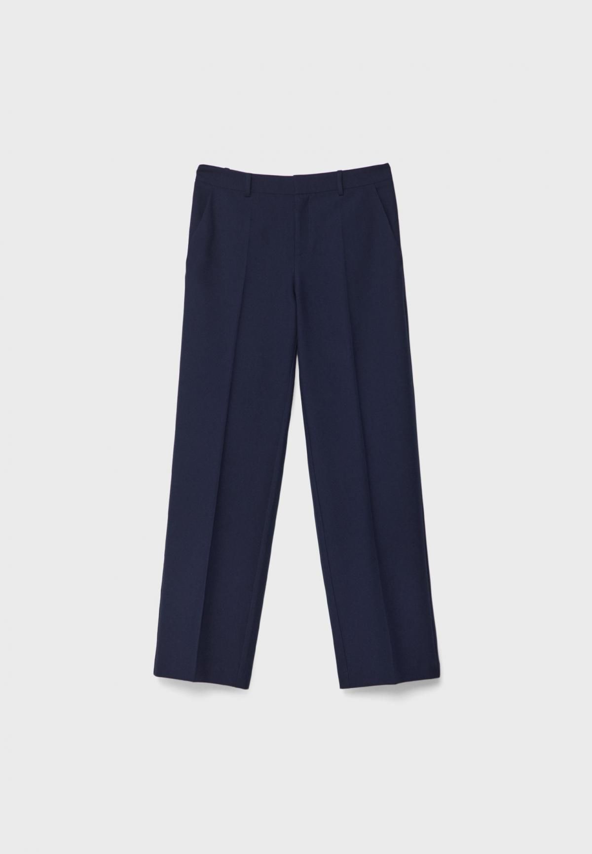 스트라디바리우스 테크니컬 스트레이트핏 슬랙스 팬츠 포켓 7273/302 NAVY BLUE - 상세 이미지 3