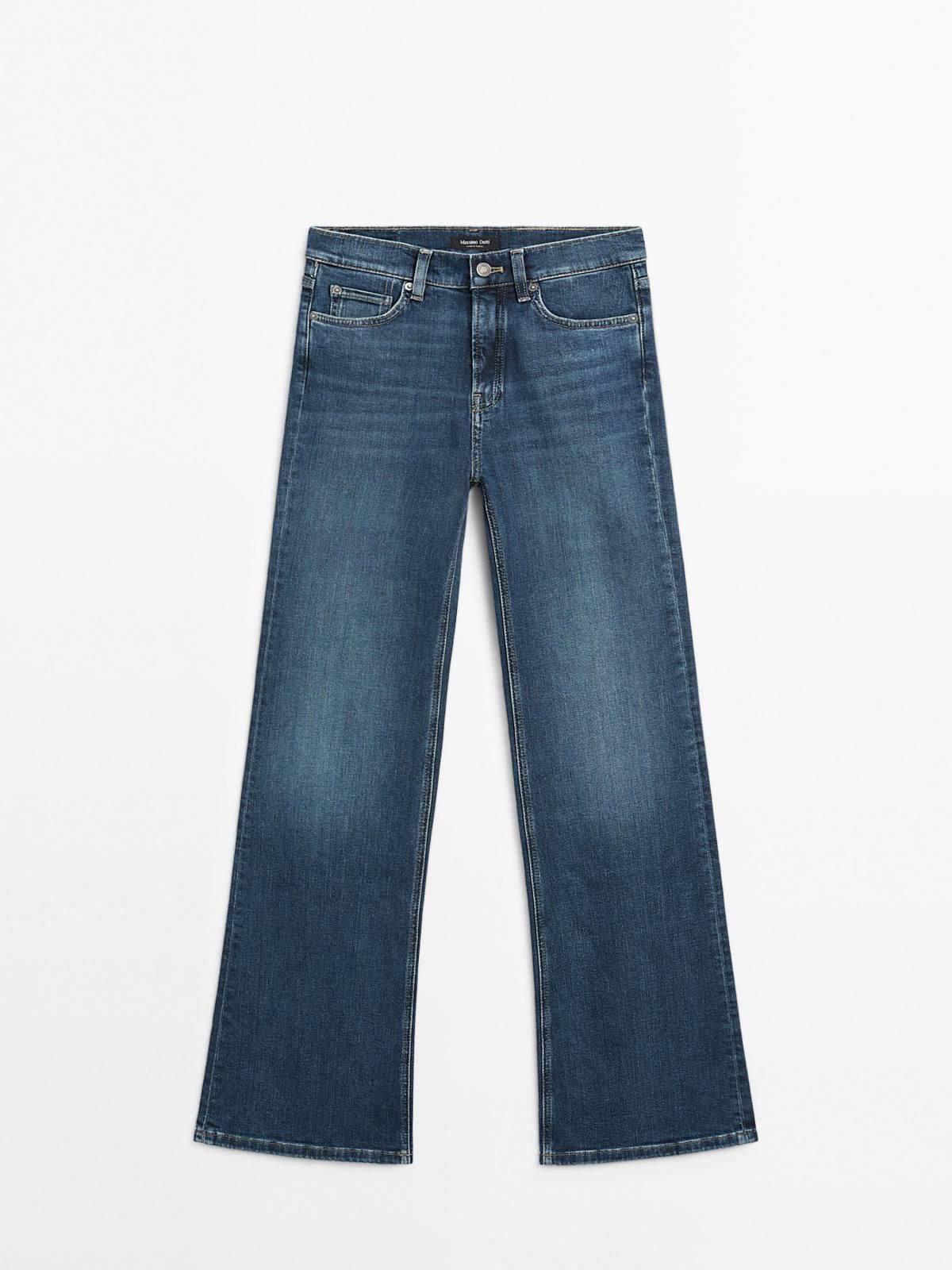 마시모두띠 하이라이즈 부츠컷 데님 플레어 스키니 진 5080/624 MEDIUM BLUE - 상품 이미지