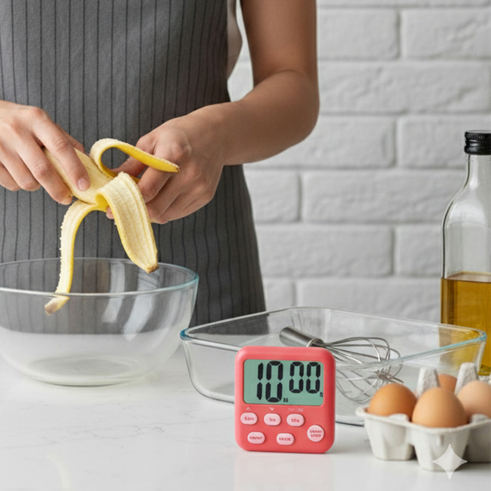 아쿠바 디지털 주방타이머 Bili 빌리 알람 시계 타이머 주방 요리 펄 피치 모스