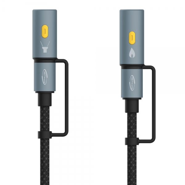 강원전자 넷메이트 라이터 & LED 손전등 캠핑용 USB C타입 케이블 NM-UCLL12 - 상세 이미지 3