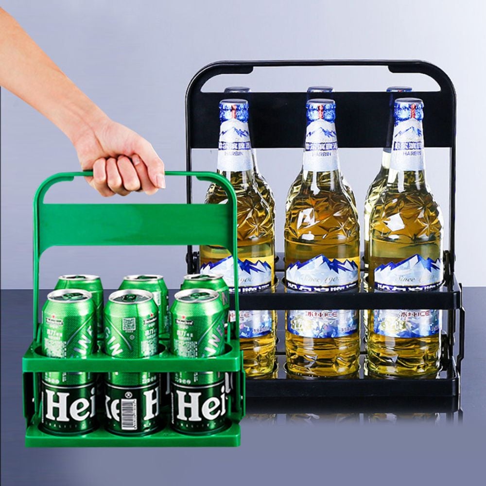 커피캐리어 캠핑 컵 배달 캔 음료수 6구 홀더 트레이 1-커피캐리어-그린 - 상품 이미지
