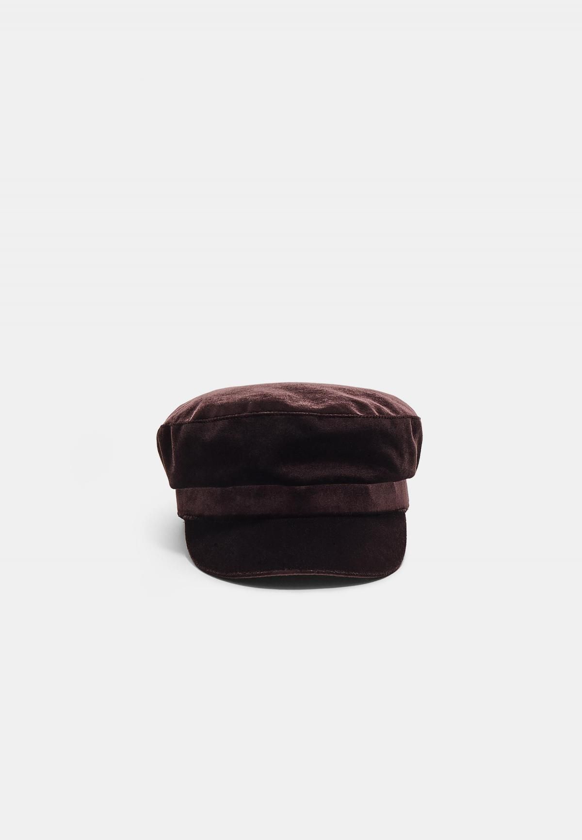 스트라디바리우스 벨벳 노티컬 캡 3848/903 BROWN - 메인 이미지