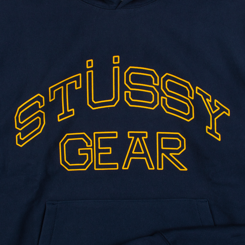 스투시 GEAR HOOD 후드티 1925035-NAVY - 상세 이미지 4