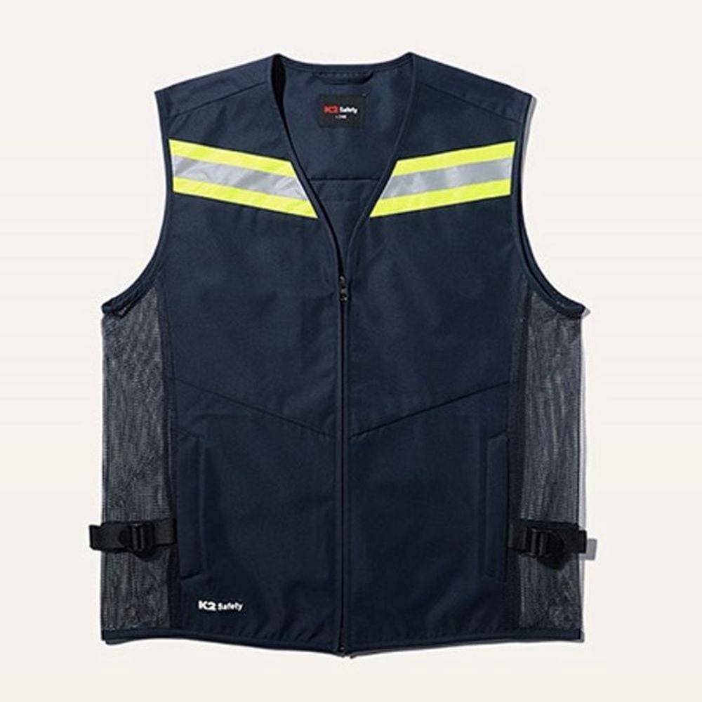 K2 safety 여름 안전 조끼 안전복 베스트 작업 조끼 95(M) - 상품 이미지