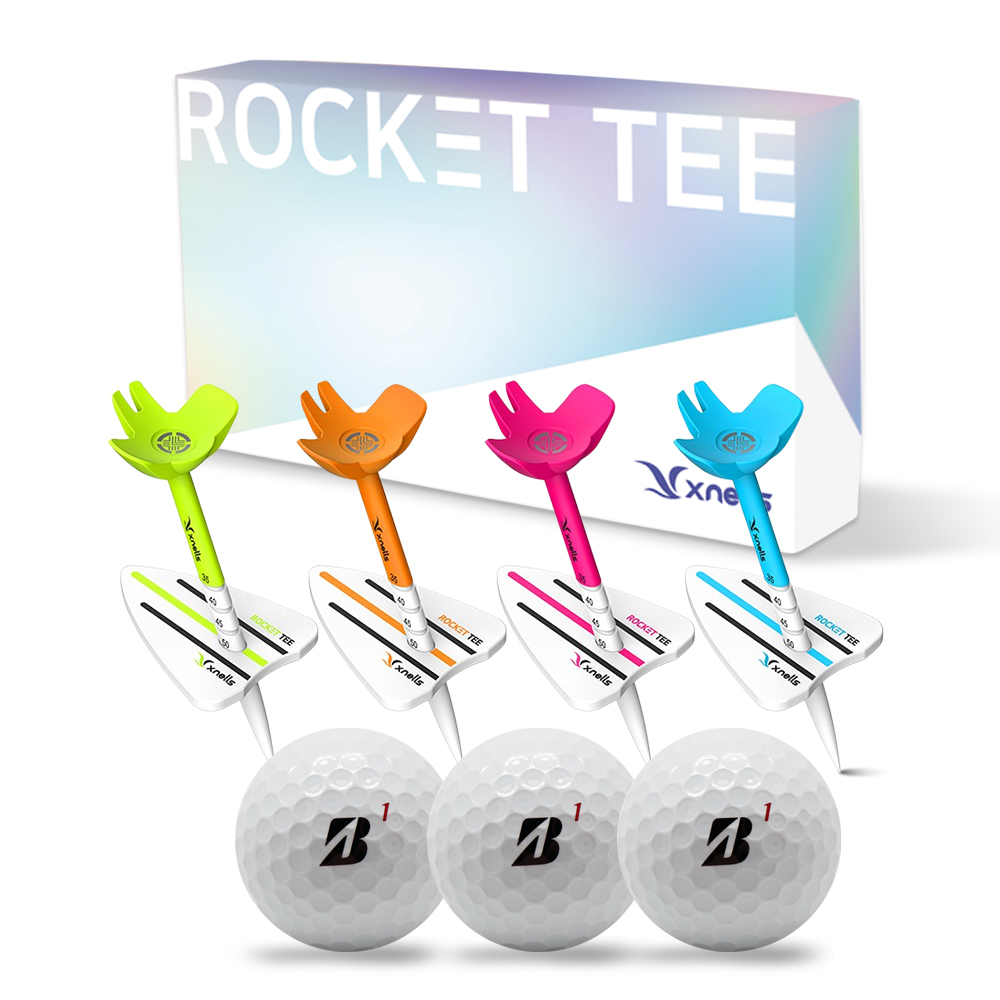 엑스넬스 로켓 골프티 4P + 인기 골프볼 3개입, 브릿지스톤 TOUR B X - 메인 이미지