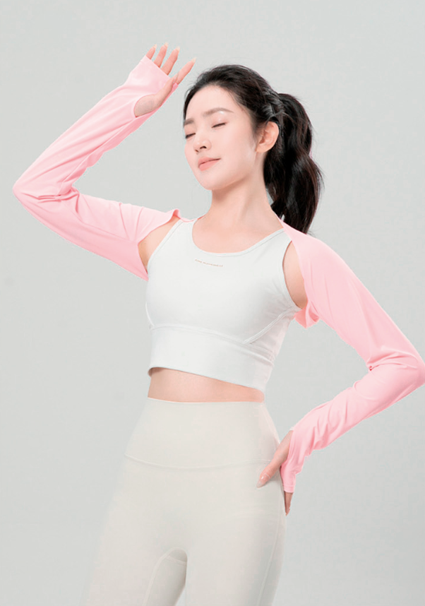 아이스 쿨 냉감 볼레로 팔토시 기능성 여자 여성 여름 러닝 운동 UV 자외선 햇빛 차단 이미지 6