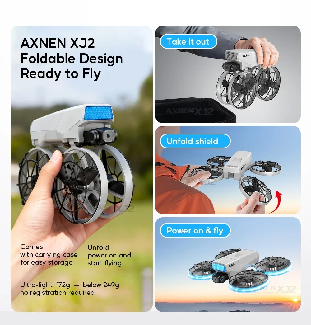 AXNEN XJ2 MINI 폴더블 FPV 드론 이미지 7