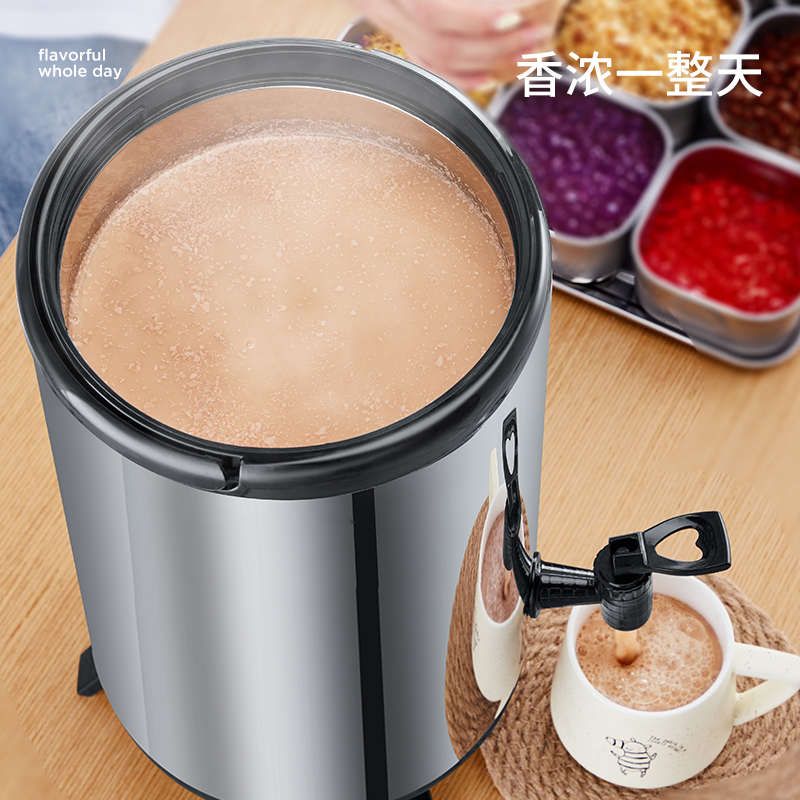20L 대용량 휴대용 물통 야외 워터저그 차량용 디스펜서 수통 버킷 6L 밀크티 스티커 (싱글 파우세트 - 상세 이미지 2