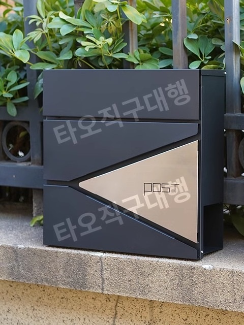 우편수취함 우편함 벽걸이 우체통 인테리어 편지함 사서함 우체함 우편물 야외 - 상세 이미지 2
