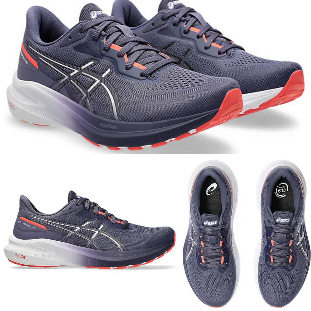 아식스 GT-1000 13 와이드 1012B662.500 여성 런닝화 마라톤화 조깅화 - 상품 이미지