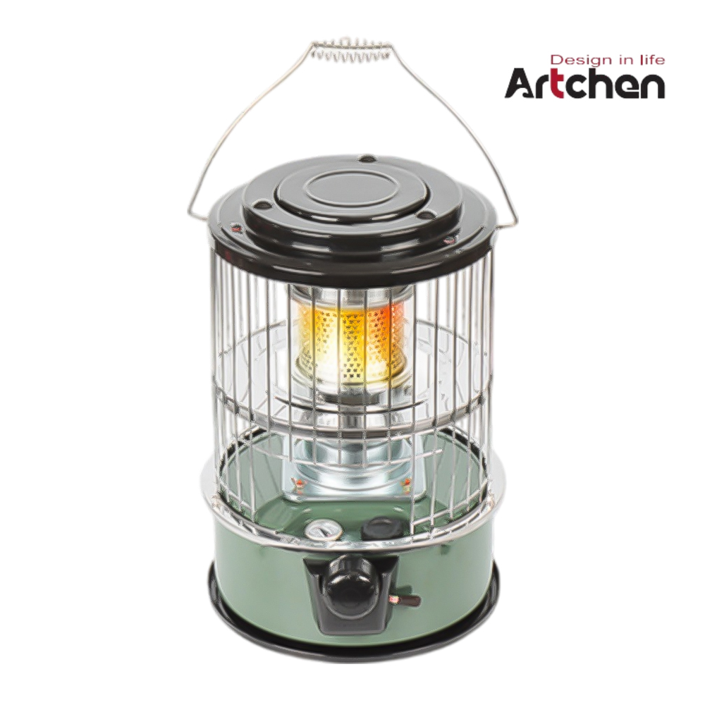 아트첸 석유난로 캠핑용 가정용 이동식 고화력 감성 레트로 심지난로