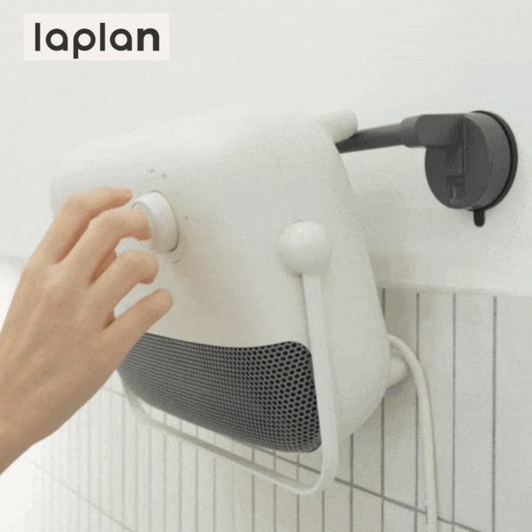 라플란 벽걸이 난로 온풍기 화장실 온풍기 소형 히터 원룸 온풍기