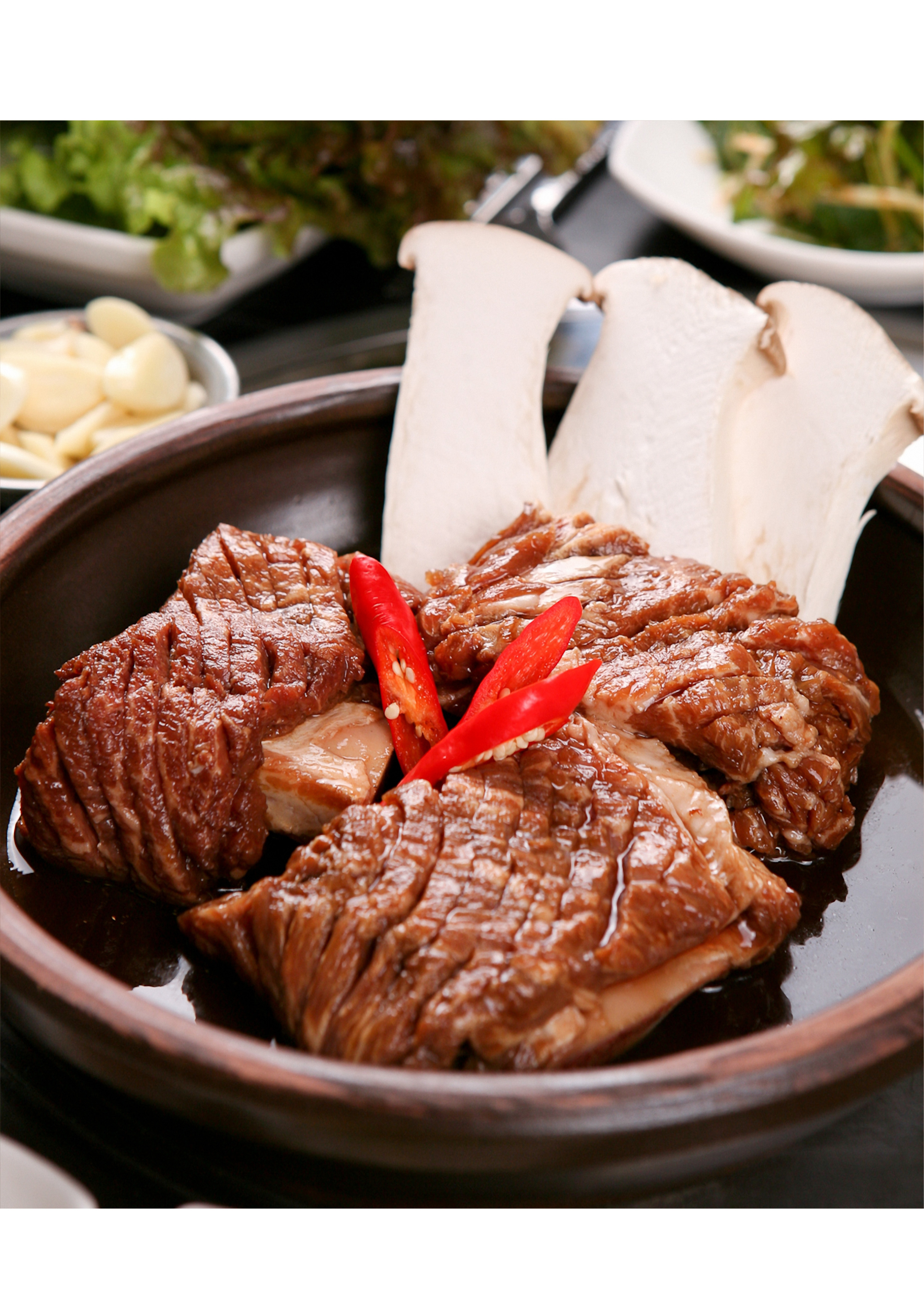 꼼꼼푸드 한돈 양념 돼지갈비 냉동 캠핑 구이용 밀키트 블루베리 함유 1kg, 3개 - 상세 이미지 4