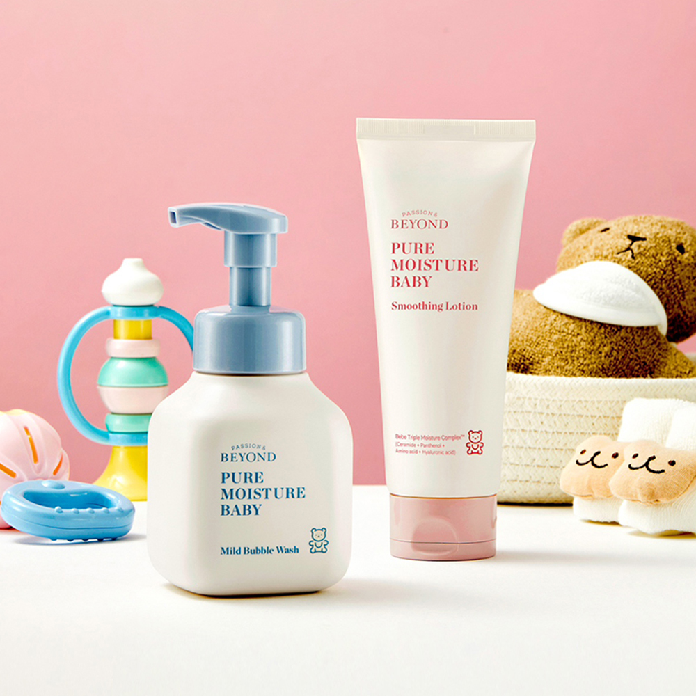 비욘드 퓨어 모이스처 베이비 마일드 버블 워시 350 mL - 상세 이미지 4