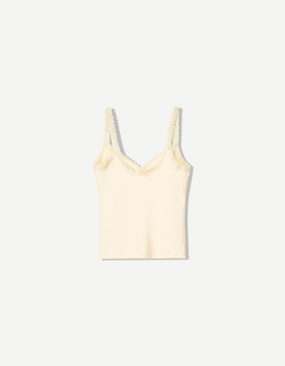 버쉬카 레이스 스트랩 탑 3942/443 YELLOW - 상세 이미지 5