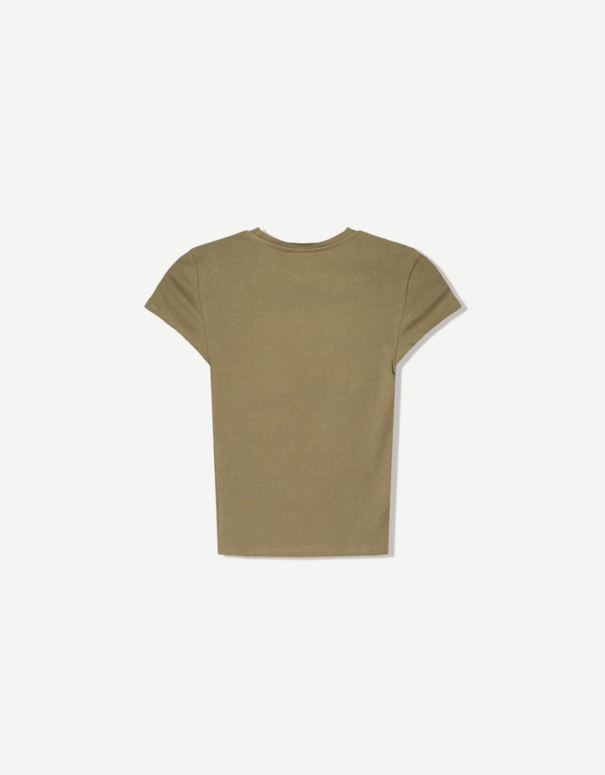 버쉬카 크루넥 반팔 티셔츠 2666/152 KHAKI - 상세 이미지 2
