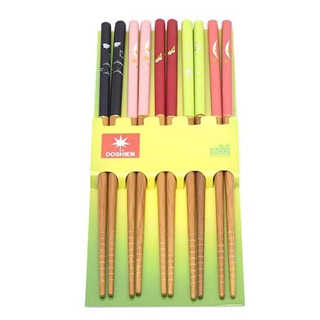 금강 대나무 젓가락 저분 도식락 젓가락 230mm 5p 5P - 상품 이미지