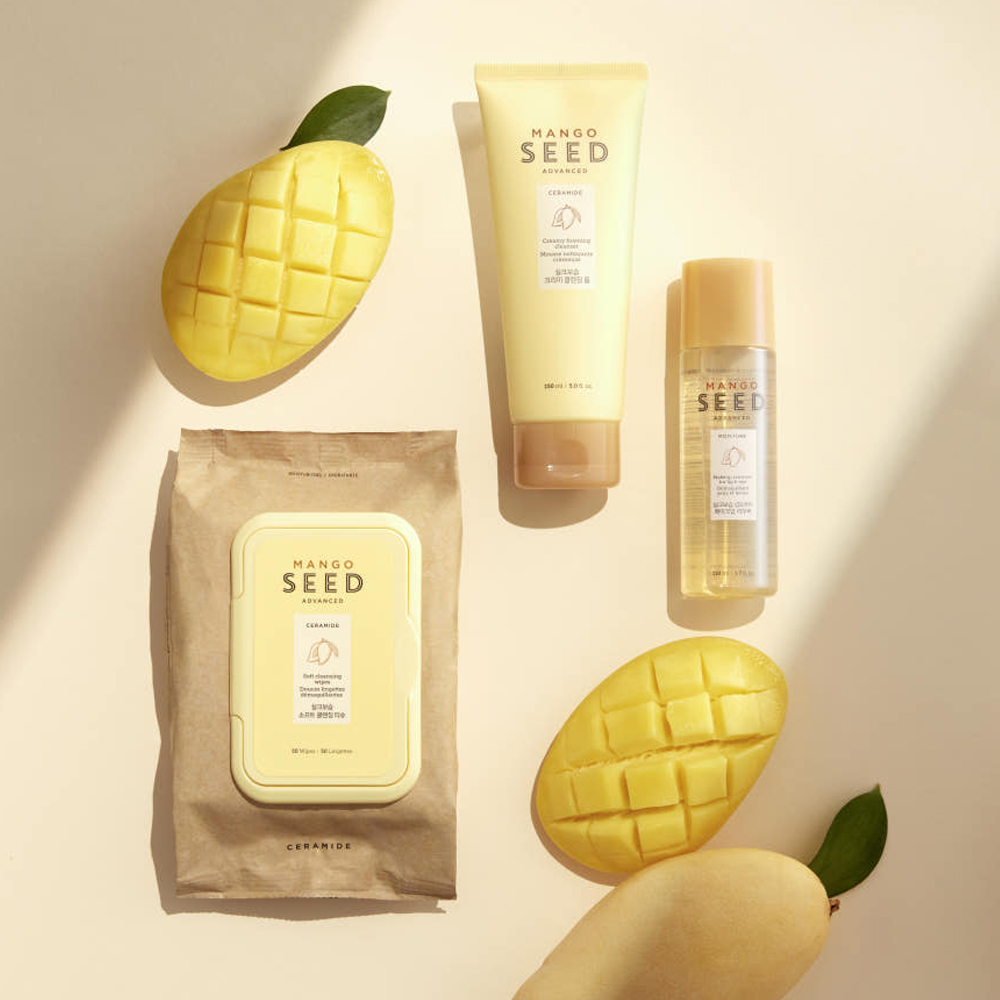 더페이스샵 망고씨드 실크보습 크리미 클렌징 폼 300ml, 1개 이미지 2