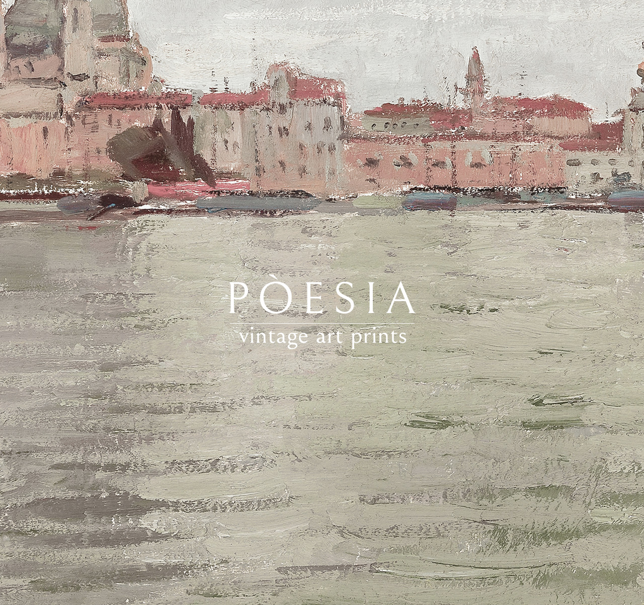 [카를 몰] Venice, Santa Maria della Salute and Campanile di San Marco 아트 프린트 이미지 6