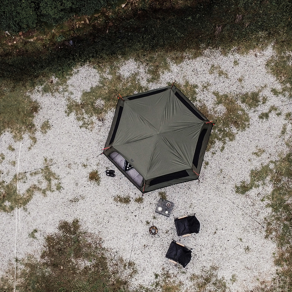 아이두젠 폰타네 원터치 텐트 오토 돔 쉘터 자동 육각 그늘막