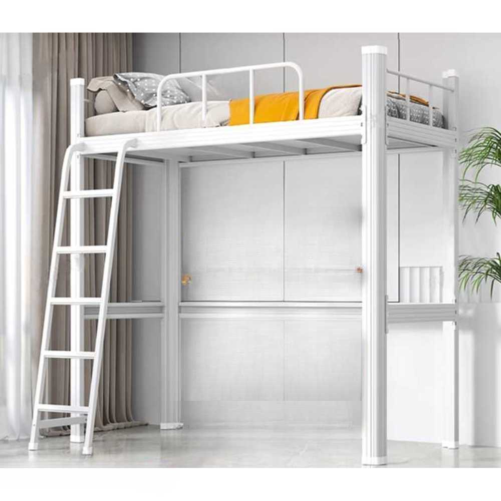 좌식형 벙커 침대 낮은 구조 안전 사다리 원룸용 침대 1mm + 900x2000mm - 상품 이미지