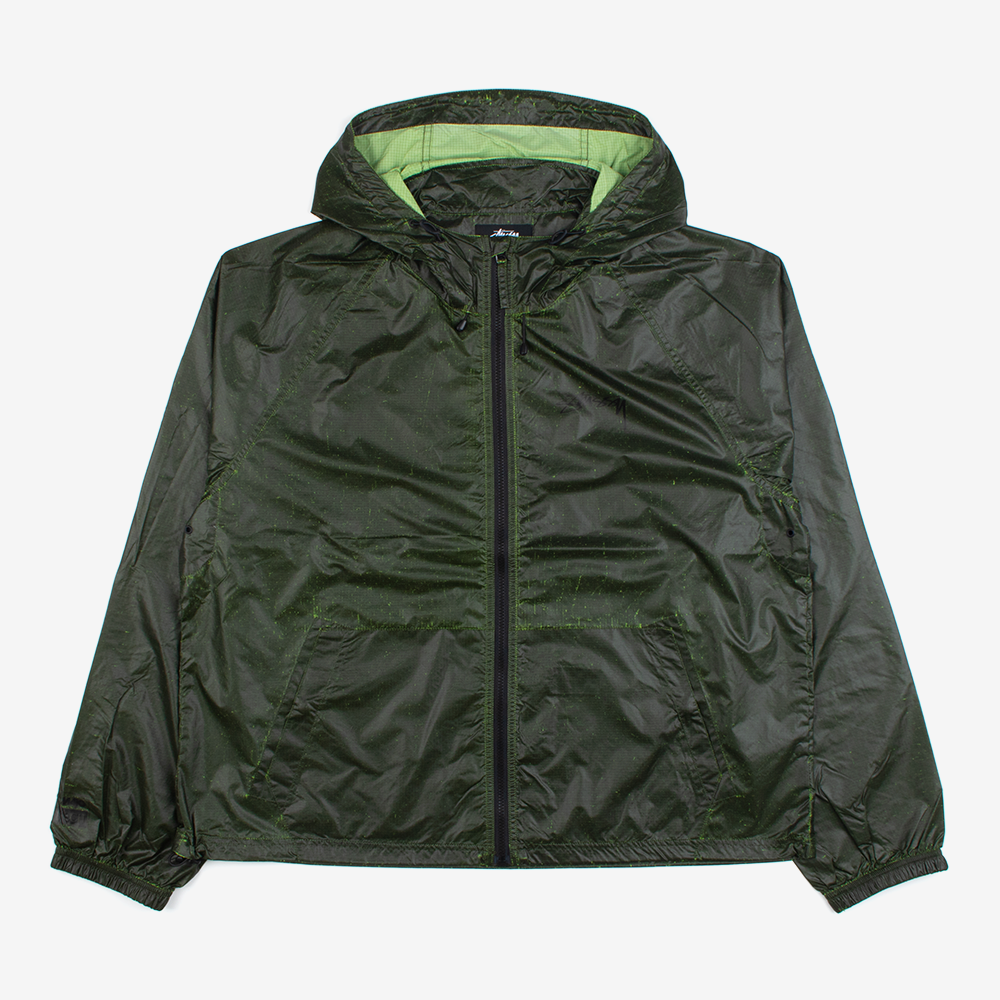 스투시 BEACH SHELL CRACKED RIPSTOP 바람막이 자켓 115807-LIME - 상품 이미지