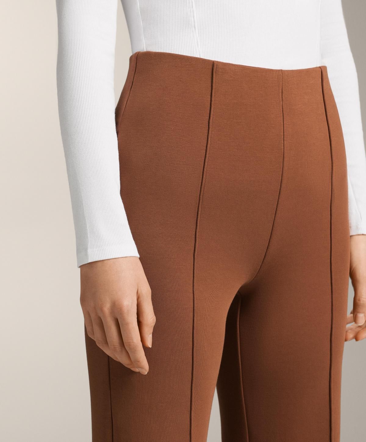 오이쇼 코튼 밴딩 플레어 부츠컷 팬츠 1143/308 TAN - 상세 이미지 4