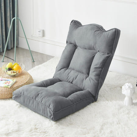 [혜명상사] 좌식 소파 다크그레이 1인용 바닥소파 자취방 좌식소파 생활용품 안락의자