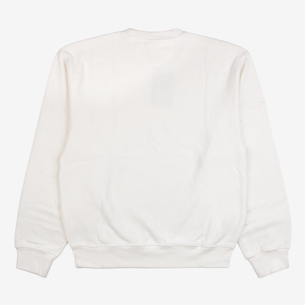 스투시 SMOOTH STOCK PIG. DYED CREW 맨투맨 1915021-NATURAL - 상세 이미지 2