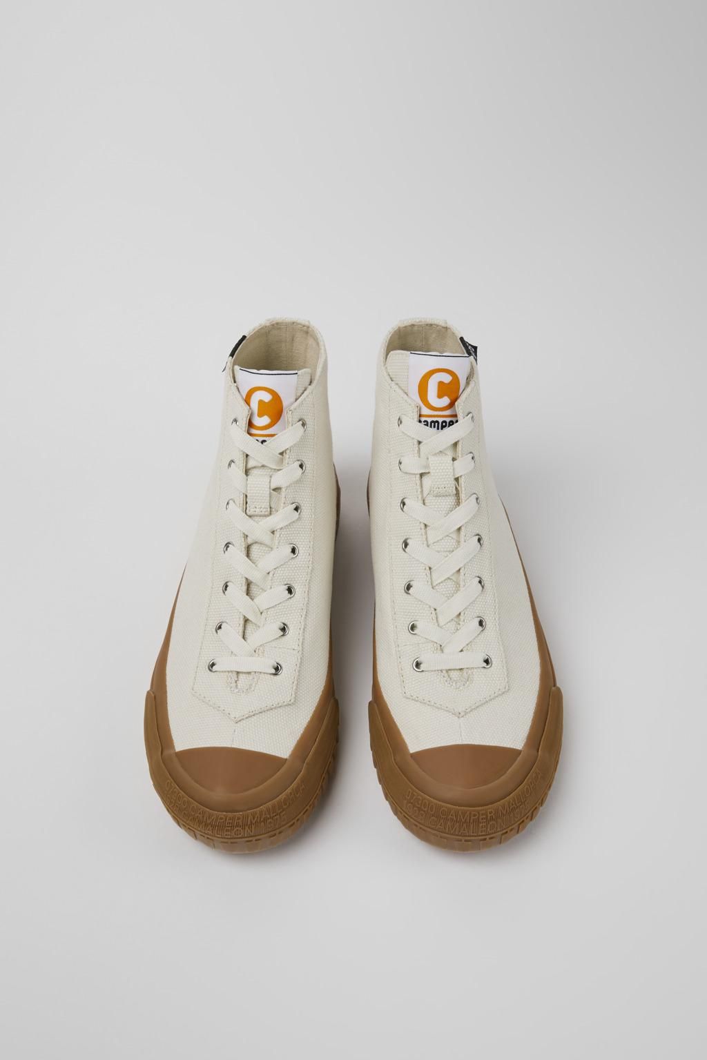 캠퍼 친환경 하이탑 스니커즈 Camaleon K400541-001 WHITE - 상세 이미지 4