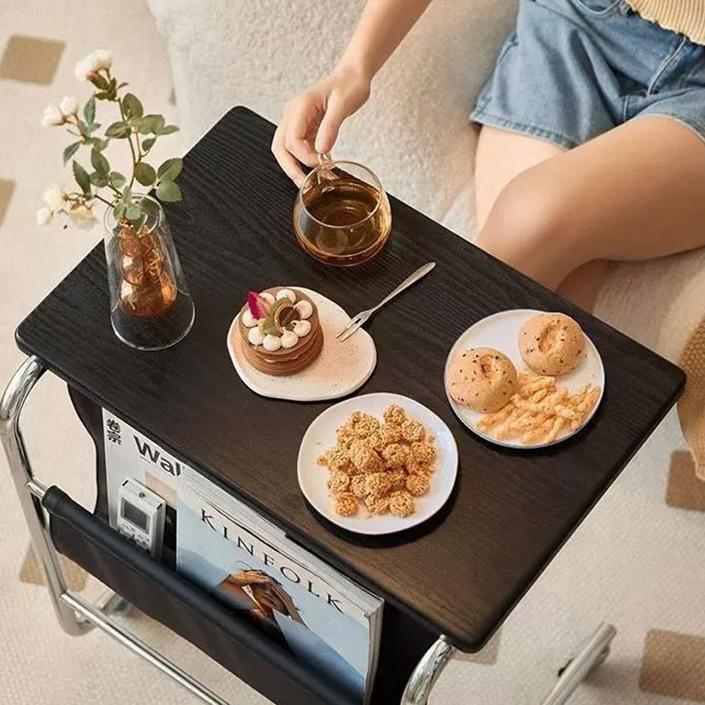 침대 사이드테이블 이동식 소파사이드테이블 미니 철제