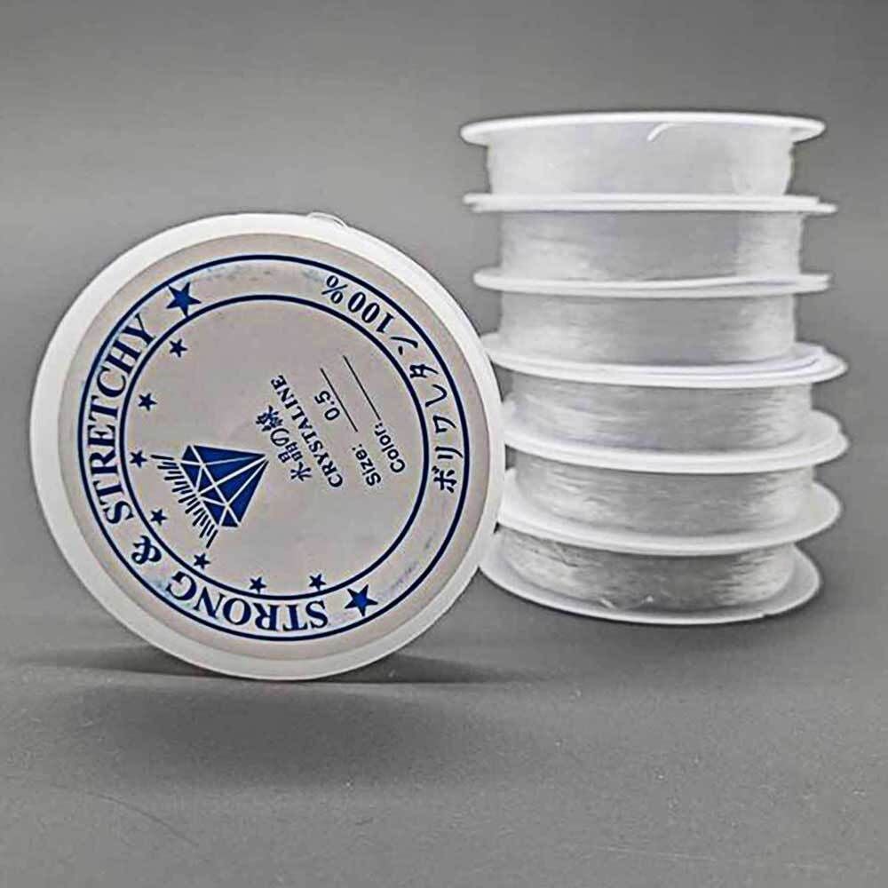 우레탄 비즈 공예줄 0.8mm 우레탄 공예용품 목걸이줄 - 상품 이미지