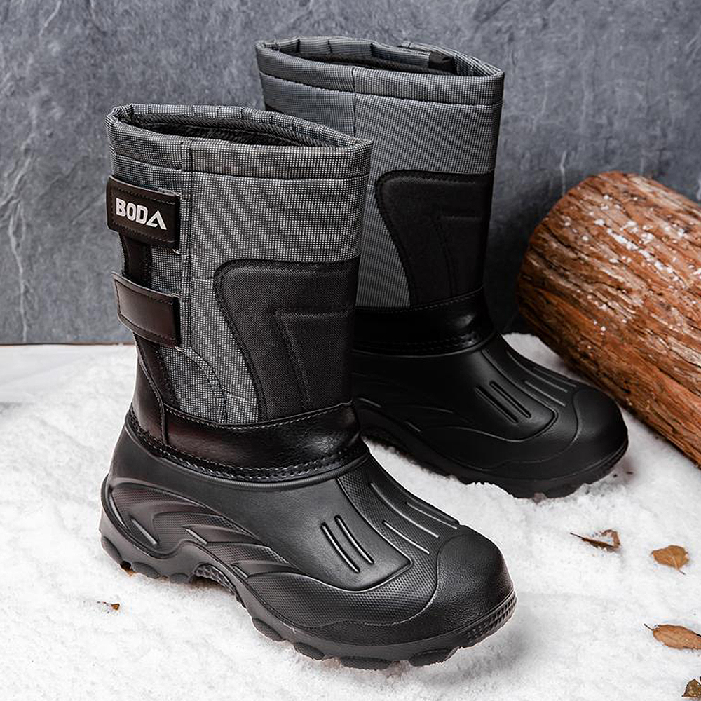 남성 방한 부츠 겨울 방한화 방수 남자 털부츠 벨벳 패딩 기모 탈부착