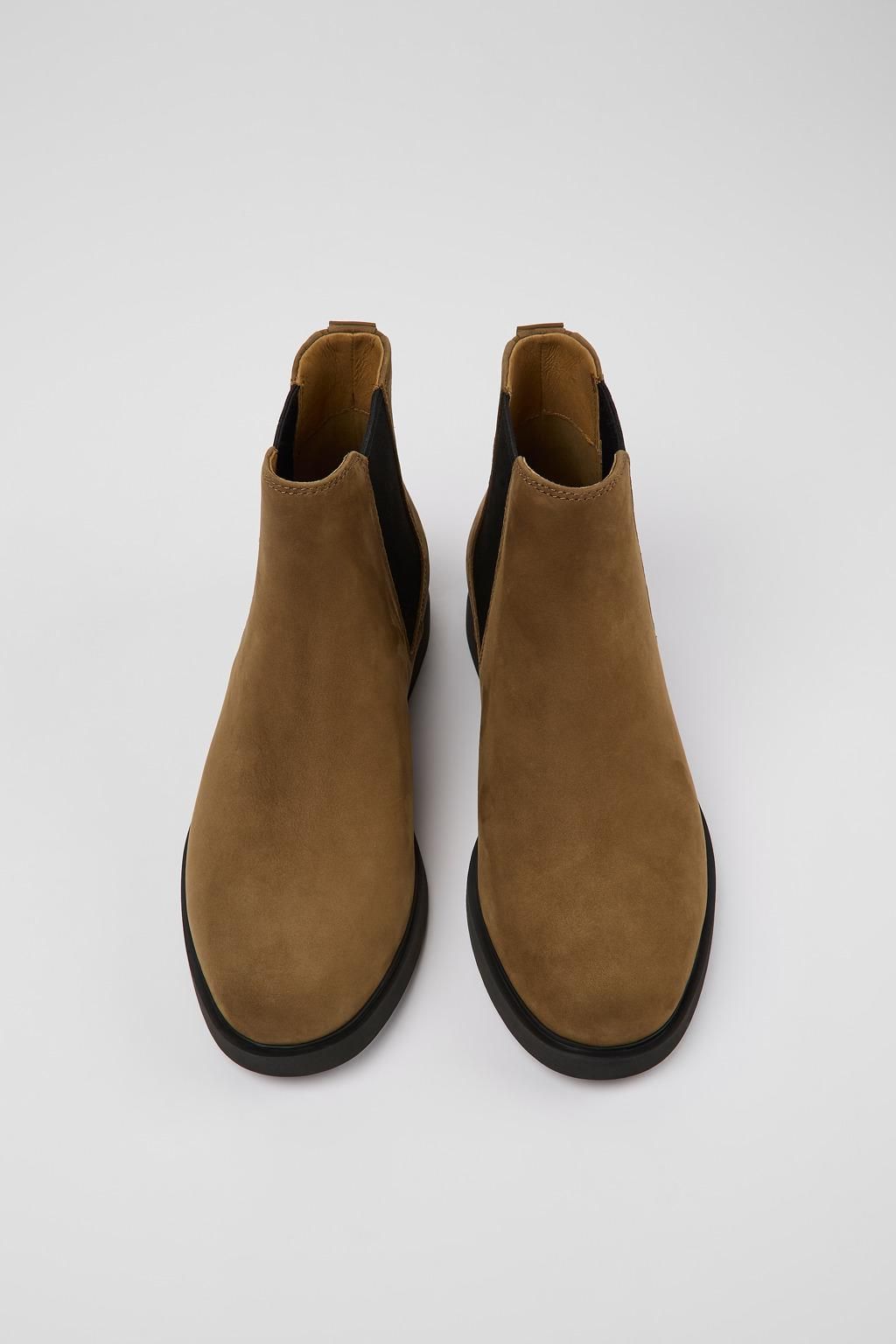 캠퍼 프리미엄 첼시 앵클부츠 브라운 Iman K400299-022 BROWN - 상세 이미지 4