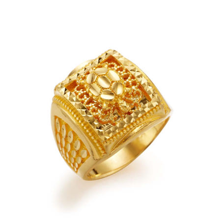 [한국금다이아몬드]남자 순금 반지 복거북이 24K 18.75g(5돈) 애끼 검지 중지