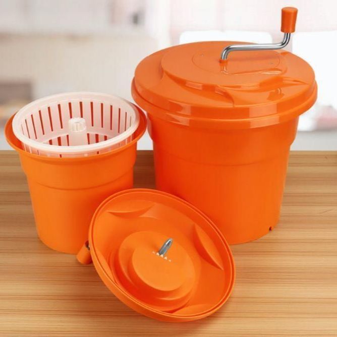 업소용 야채탈수기 수동 25L 스피너 나물 식품 탈수기 대용량 - 상품 이미지